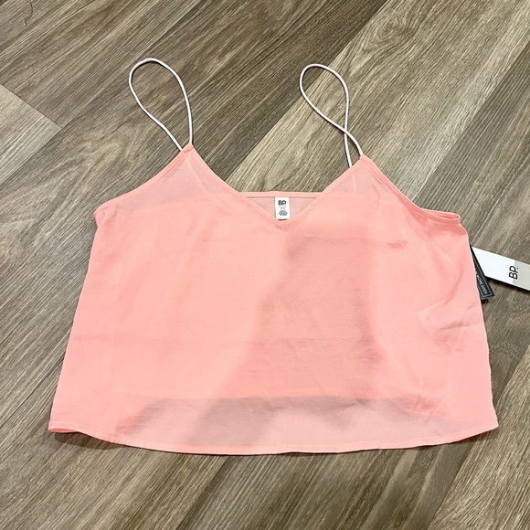 bp Tops - Pink BP Camisole Crop Top in Pale Pink Size XS